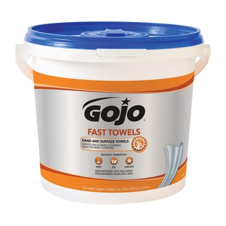 GOJO Fast Towels Fresh Citrus Scent Cleaning Wipes 6298-04
